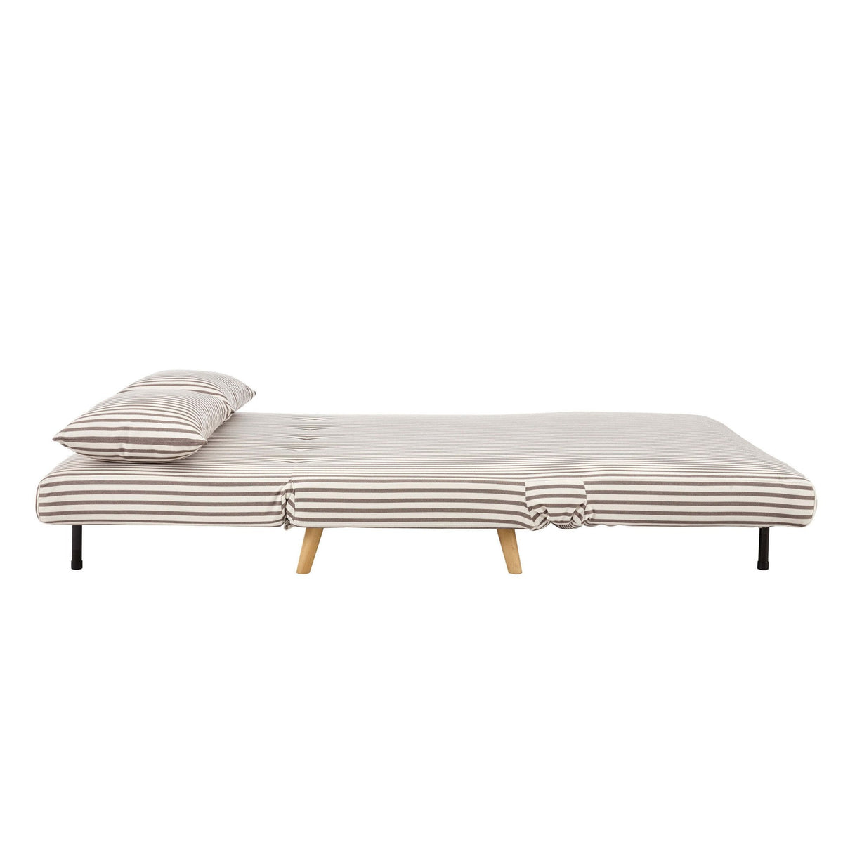 Seattle Double Click Clack Sofa Bed - Chocolate Stripe - DUSK